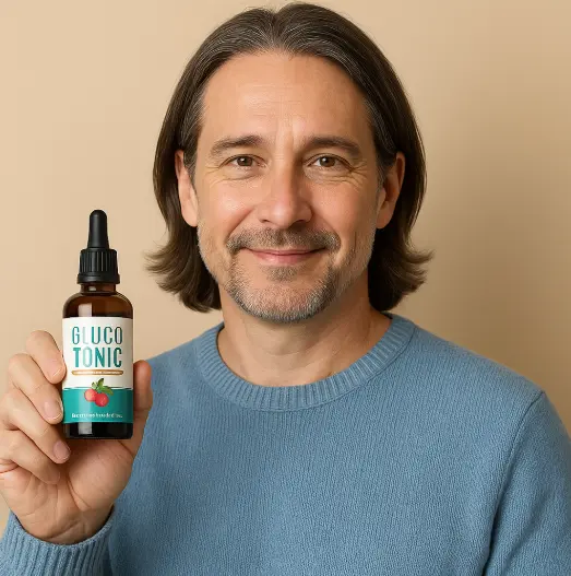 Happy user with GlucoTonic